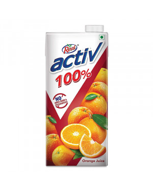 Dabur Real Activ 100% Orange Juice 1Lt