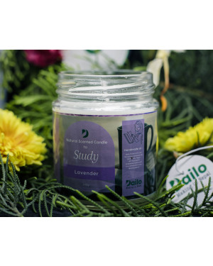 Dailo Candle To Study Lavender - 140 Gm