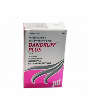 Dandruff Plus Soap, Medicated Treatment Of Dandruff - All Hair Type - 75Ml - Pack of 2