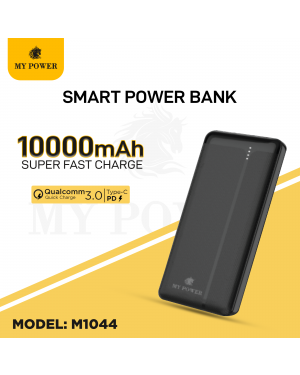 My Power 10000mah Power Bank M-1044, Fast Charging Power Bank