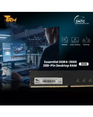 TRM DRAM Essential DDR4-2600 8G C19 UDIMM 288-Pin/Desktop Memory 