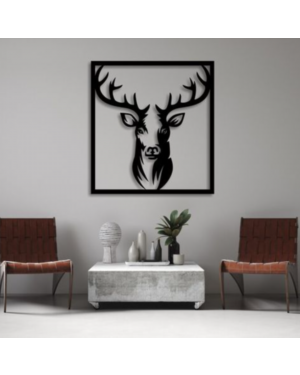 Ressence Decor - Deer Wooden Canvas