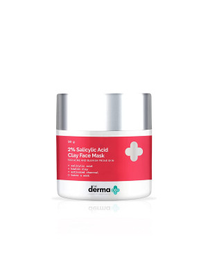 The Derma Co 2% Salicylic Acid Clay Face Mask for Men and Women for Acne & Blemish Prone Skin - 50 g(dermaco)