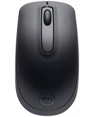 Dell WM118 USB, Wireless Optical LED 3-Button Mouse, Black