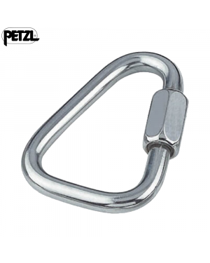 Petzl Delta N 10 Screwlink - Triangular Quick Link For Climbing Anchors