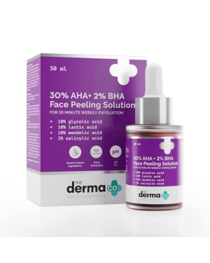 The Derma Co 30% AHA + 2% BHA Face Peeling Solution- 30 ml(dermaco)