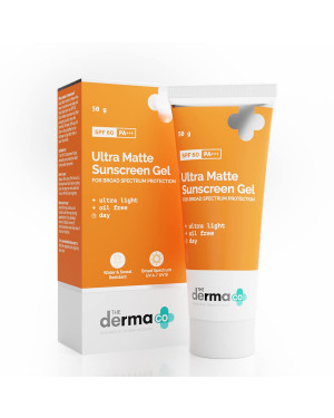 The Derma Co Ultra Matte Sunscreen Gel with SPF 60 - 50 gm(dermaco)