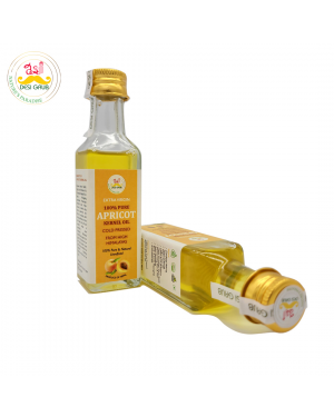Desi Grub Apricot Kernel Oil Extra Virgin - 100% Pure Cold Pressed from High Himalayas 250 ml