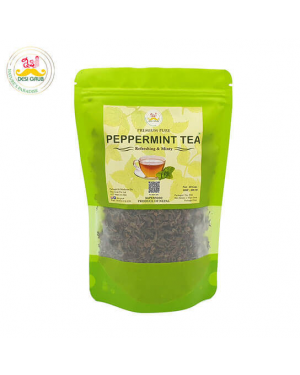 Desi Grub Premium Pure Peppermint Mint Tea | Refreshing and Minty Wellness Tea 60Gms