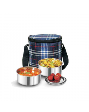 DeviDayal Royal Tiffin 2 With Insulated Bag