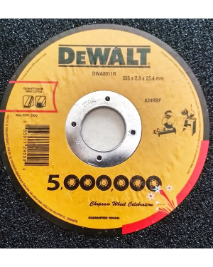 Dewalt DWA8011R Cutting Wheel, 355x2.8x25.4mm