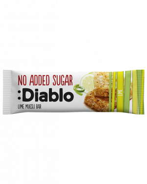 Diablo Lime No Added Sugar Muesli Bar 30G