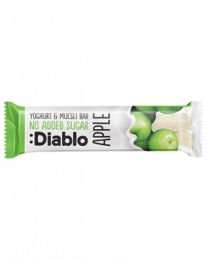 Diablo Sugar Free Apple Yogurt Muesli bar 30g