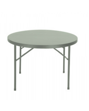Supreme Disc Blow Molded Round Table (Gray)
