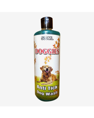 DOGGIES 500ml Anti Tick Shampoo For Dogs Cats Pets