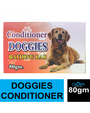 DOGGIES Conditioner Bathing Soap Bar For Dog Pet 80gm