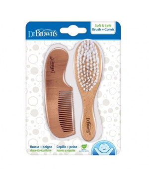 Dr Brown's Soft and Safe Brush + Comb HG086