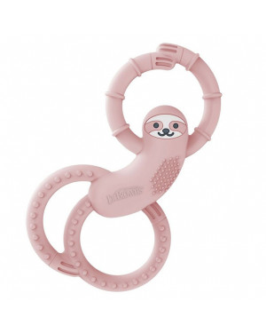Dr Brown's Sloth Long Limbed Silicone Teether, Pink, CPKG TE010-INTL 3m+