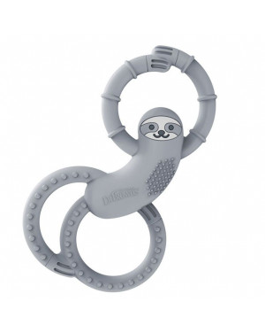 Dr Brown's Sloth Long Limbed Silicone Teether, Gray, CPKG TE012-INTL 3m+