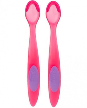 Dr Brown's TF200 Infant Feeding Spoon Pink, 2-Pack