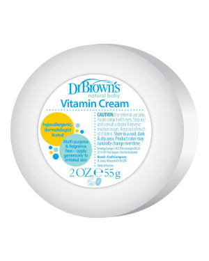 Dr. Brown’s HG053 Natural Baby Vitamin Cream 2 Oz 55g