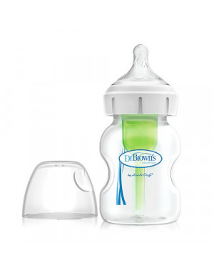 Dr Brown's WB51005-ESX 5oz/150 Ml PP Wide-Neck Options Baby Bottle 1 Pack