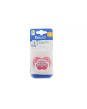 Dr. Brown's PV21307-GBX Prevent Classic Shield Pacifier Stage-2 6-12M Pink 1 Pack