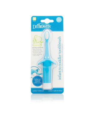 Dr. Brown’s HG014-p4 Infant-To-Toddler Toothbrush Elephant Blue