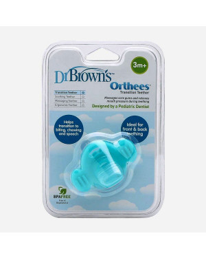 Dr. Brown's Transition Teether "Orthees" - Blue TE333