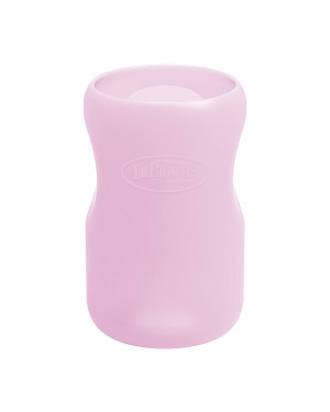 Dr. Brown's AC087 Wide Neck Glass Bottle Sleeve, Pink 9 oz 270 Ml