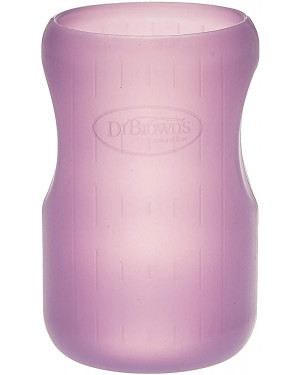 Dr. Brown's AC088 Wide Neck Glass Bottle Sleeve, Purple 9 oz 270 Ml