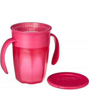 Dr. Brown's TC71003-INTL Cheers 360 Cup With Handles 7oz/200 Ml Pink