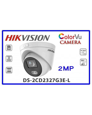 Hikvision ColorVu 2MP Warm Led Turret Network Camera DS-2CD2327G3E-L