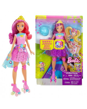 Barbie Video Game Hero Match Game Princes Doll - DTW00