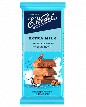 E.wedel Extra Milk Chocolate 80gm