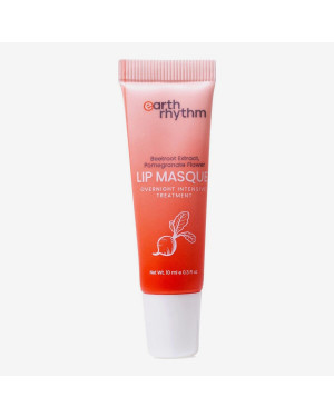 Earth Rhythm Lip Mask Overnight Intensive Treatment | Nourishes, Smoothens, Plumps & Hydrates Dry Chapped Lips - 10 Gm