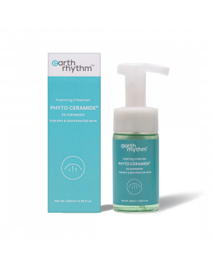 Earth Rhythm Phyto Ceramide Foaming Face Wash for Normal to Dry Skin - 100 ml