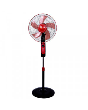 Electron 2K 16" Stand Fan (Black/Red)