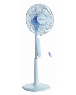Electron Stand Fan Remote 16″ DC Motor- (ELFS 421R) | Low Noise Silent Stand Fan with Remote Control Option. Huge Power Saving with 9 speeds to choose.