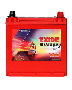 Exide Mileage FMLO-ML45D21LBH ( 12V-45 AH) Battery