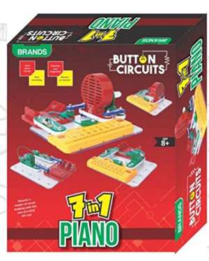 Brands Button Circuit 7 in 1 Piano Game Science Educational Toy for Kids