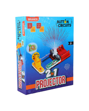 Brands 2 in 1 Projector Button Circuit Game DIY Educational Kit for Kids