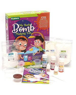 Explore My Candy Making Lab STEM Educational Learner DIY Activity Toy Kit for Girls and Boys