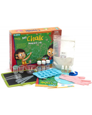 Explore My Chalk Making Lab STEM Educational Learner DIY Activity Toy Kit for Girls and Boys