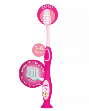 Chicco Milk Toothbrush Pink