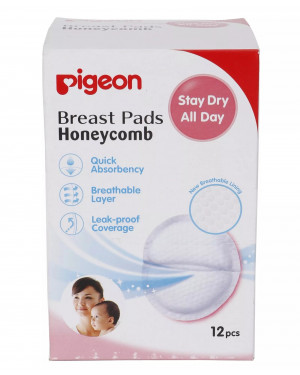 Pigeon Breast Pads Honeycomb 12 Pcs Box