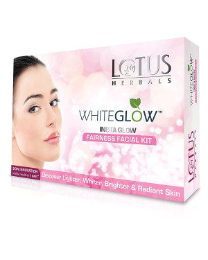 Lotus Herbals White Glow Insta Glow Fairness Facial Kit 4 in 1