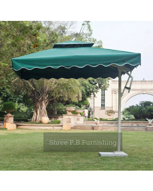 MDF Fancy Outdoor Garden/Patio Umbrella With Marble Base Stand