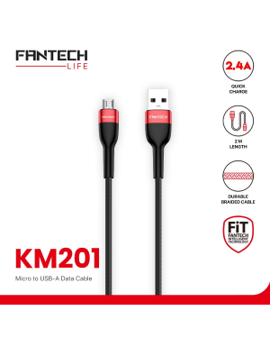 Fantech Km201 Data Cable (micro,v8) (black,red)