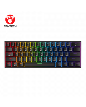 Fantech Mk857 60% Keyboard Black (Blue, Red Switch)